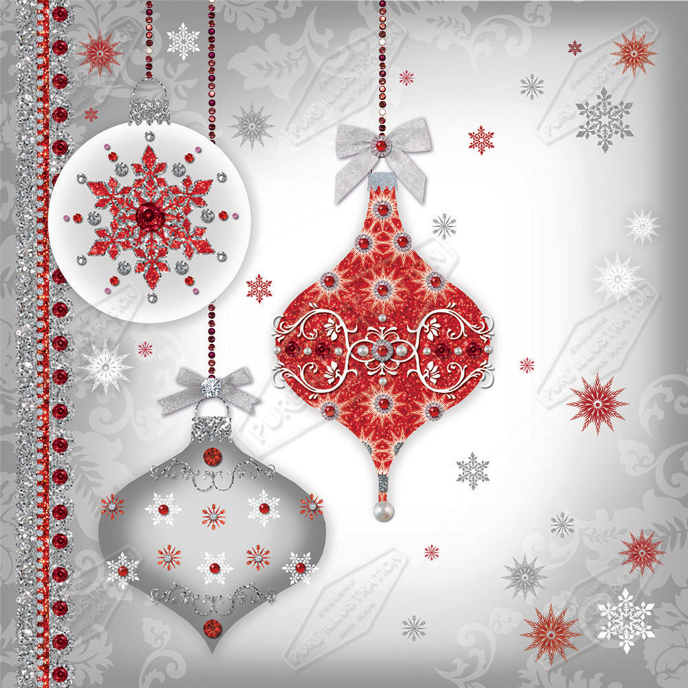 00032234KSP- Kerry Spurling is represented by Pure Art Licensing Agency - Christmas Greeting Card Design