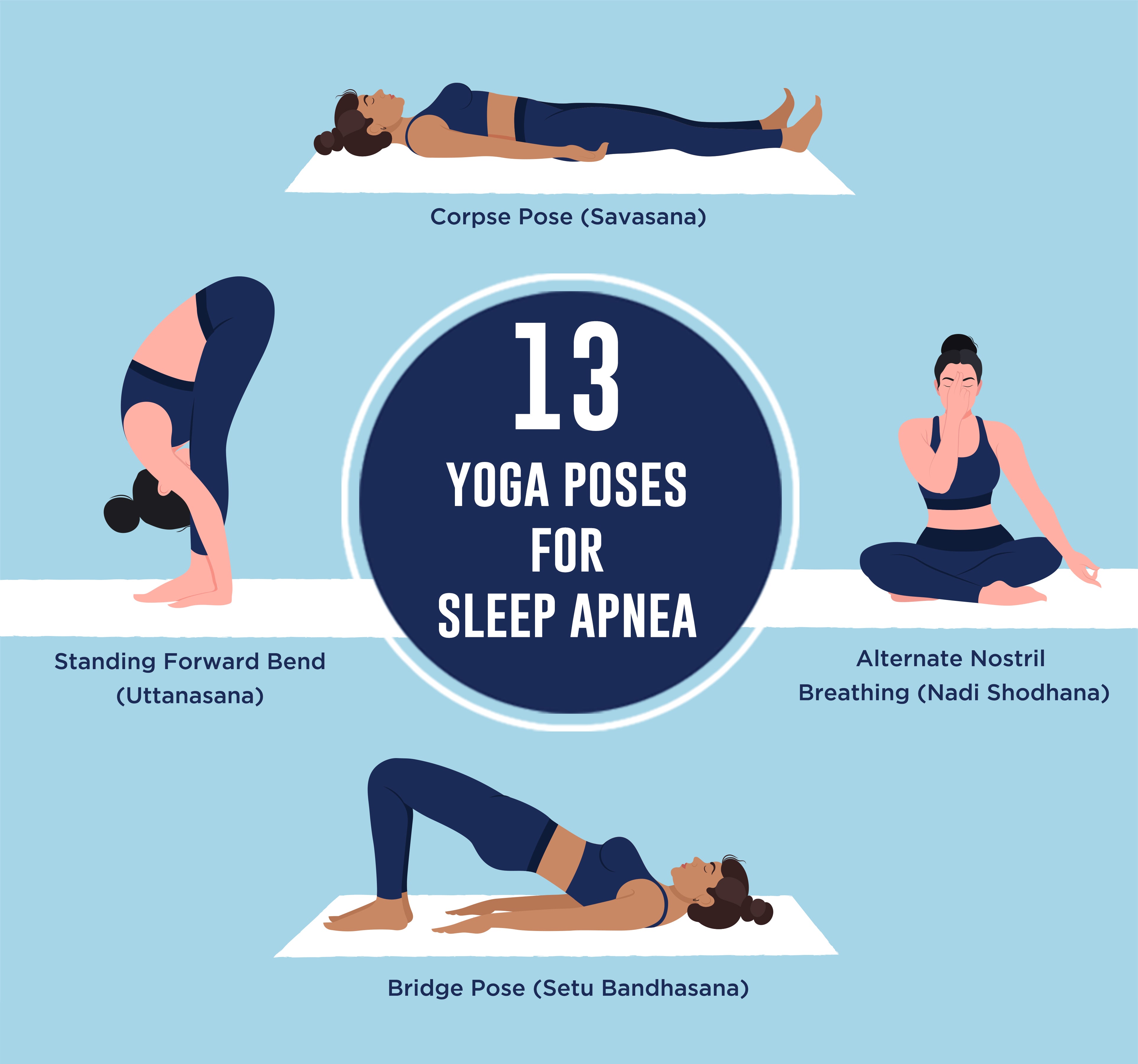 13 Yoga Poses For Sleep Apnea