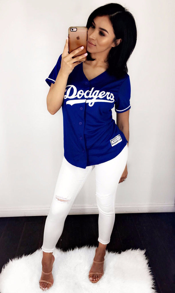 dodgers shirt womens