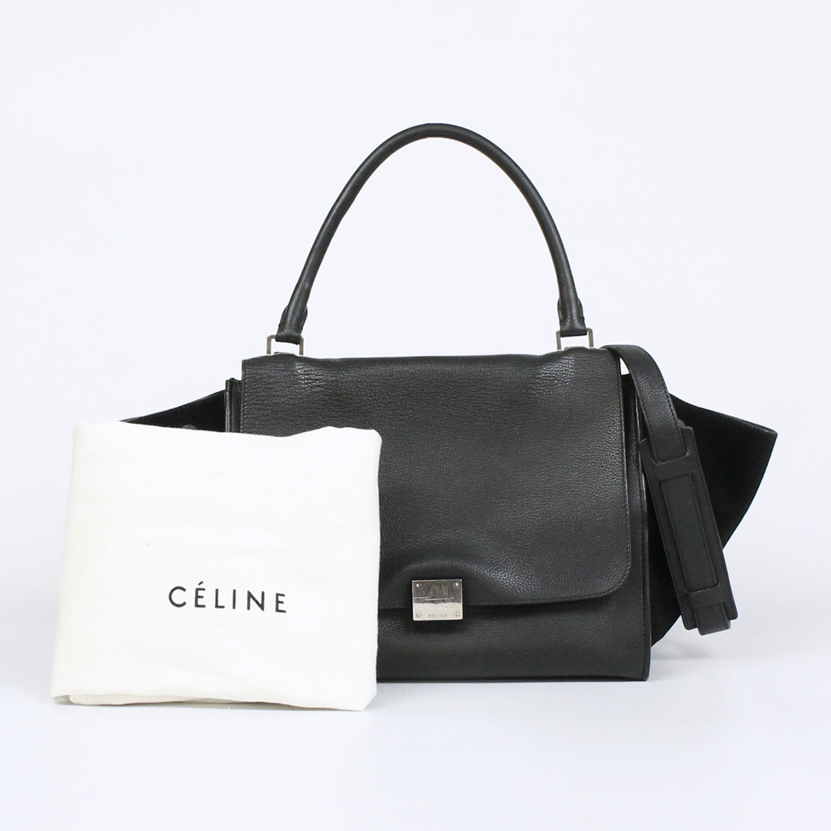 セリーヌ トラペーズ BLACK 2WAYバッグ CELINE ブランド レディース 169543