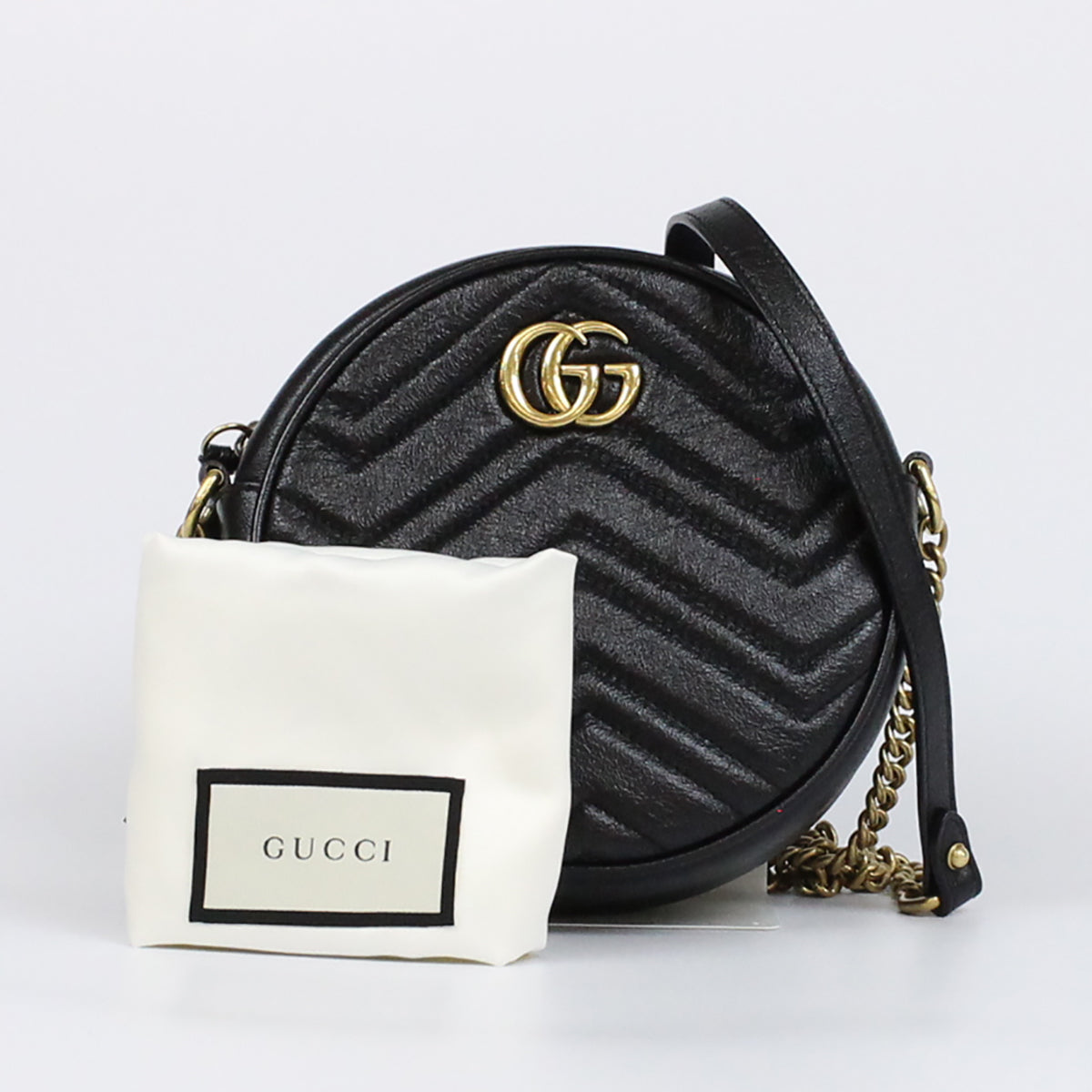 グッチ GGマーモント BLACK ショルダーバッグ GUCCI ブランド レディース 550154