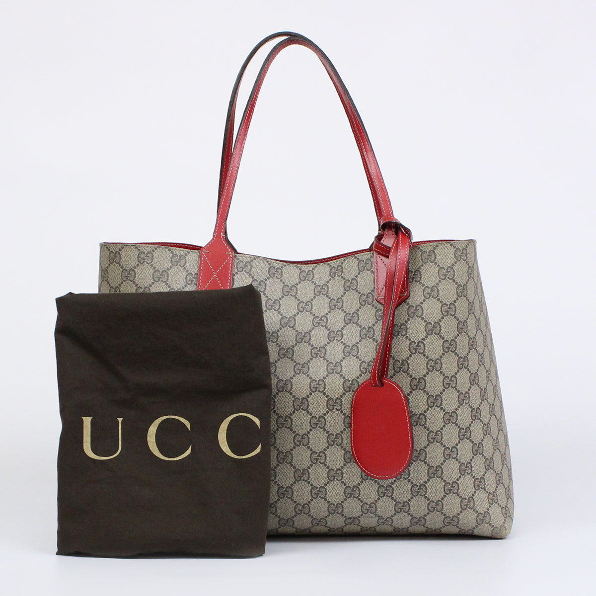 グッチ リバーシブル RED トートバッグ GUCCI ブランド レディース 368568