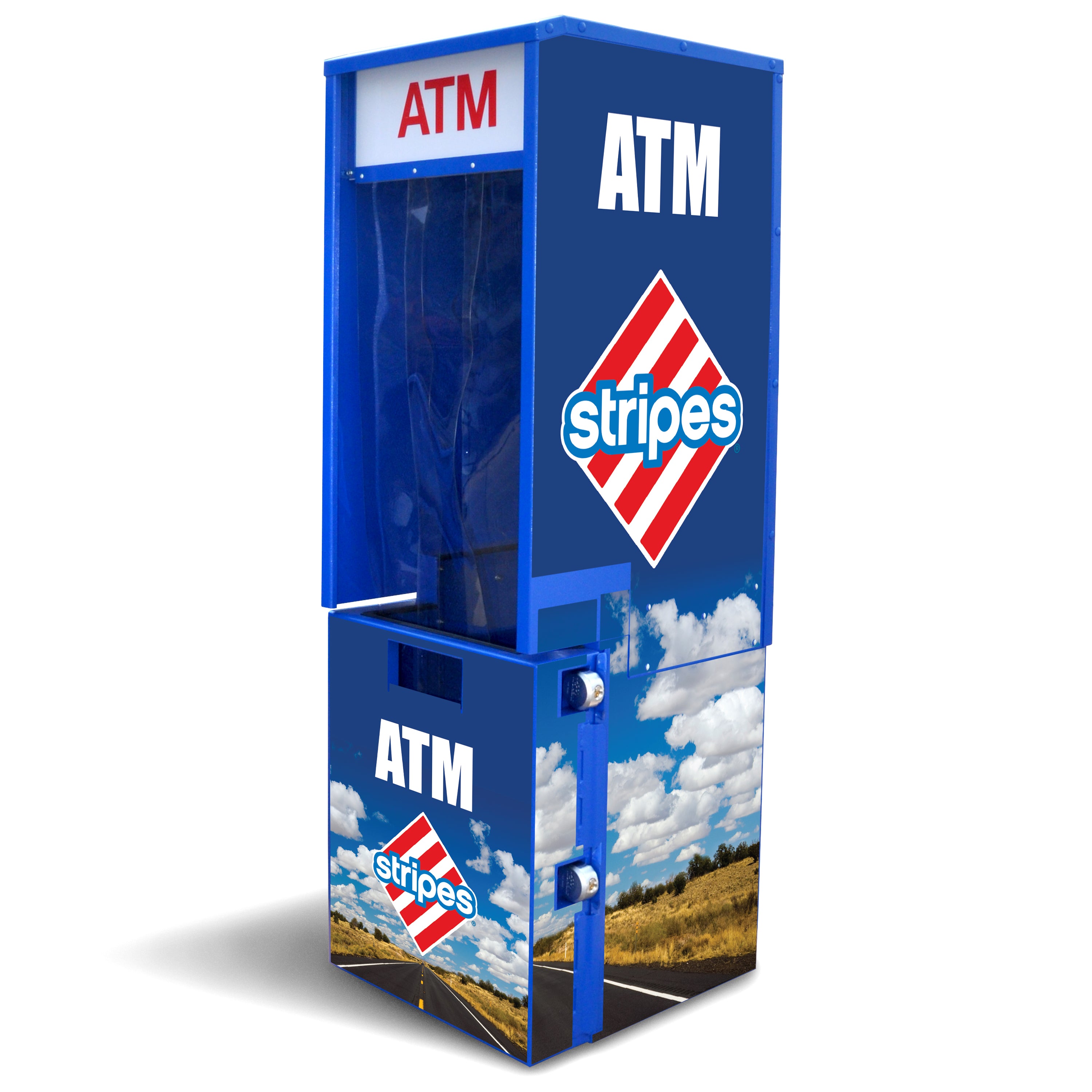 TPI Outdoor Flat Front ATM Kiosk Enclosure Wrap - GetBranded.com product image