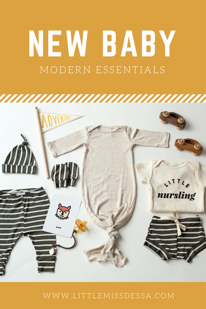 newborn baby modern essential list