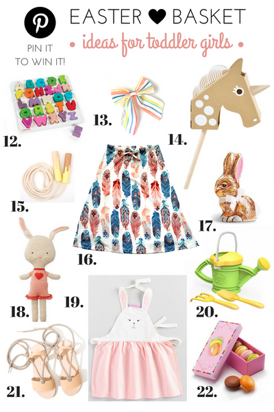 LITTLEMISSDESSA Easter Basket ideas for toddler girls