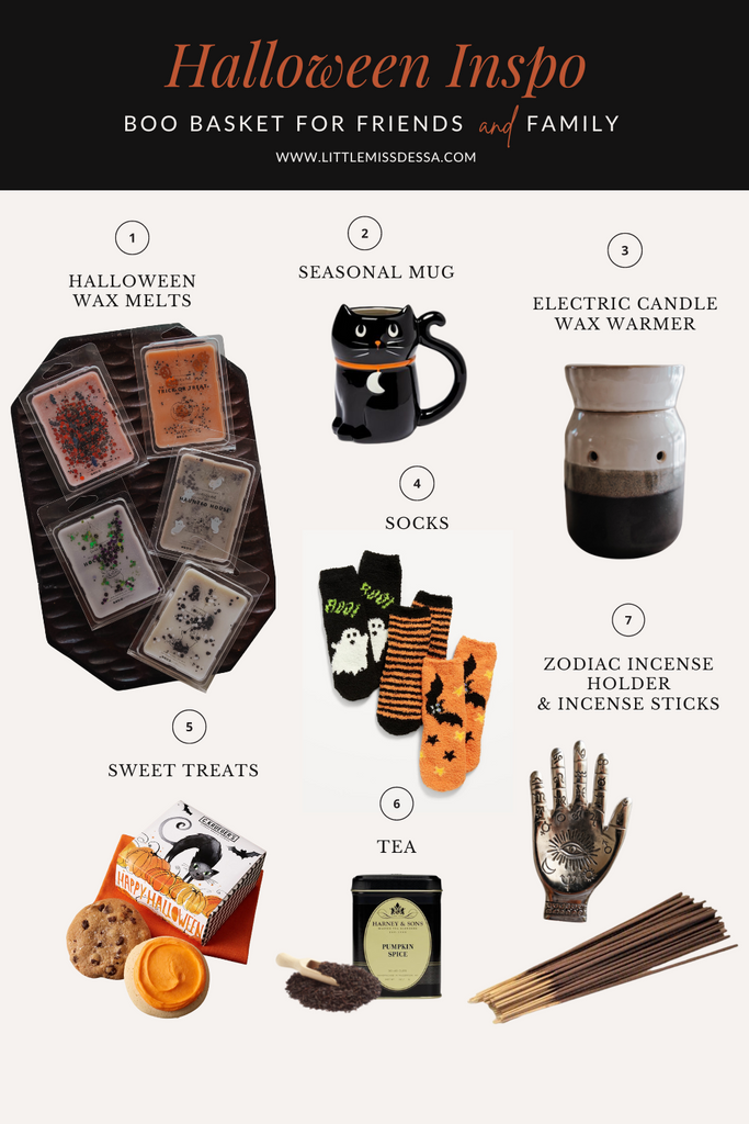 Halloween Inspo Book Basket For Adults