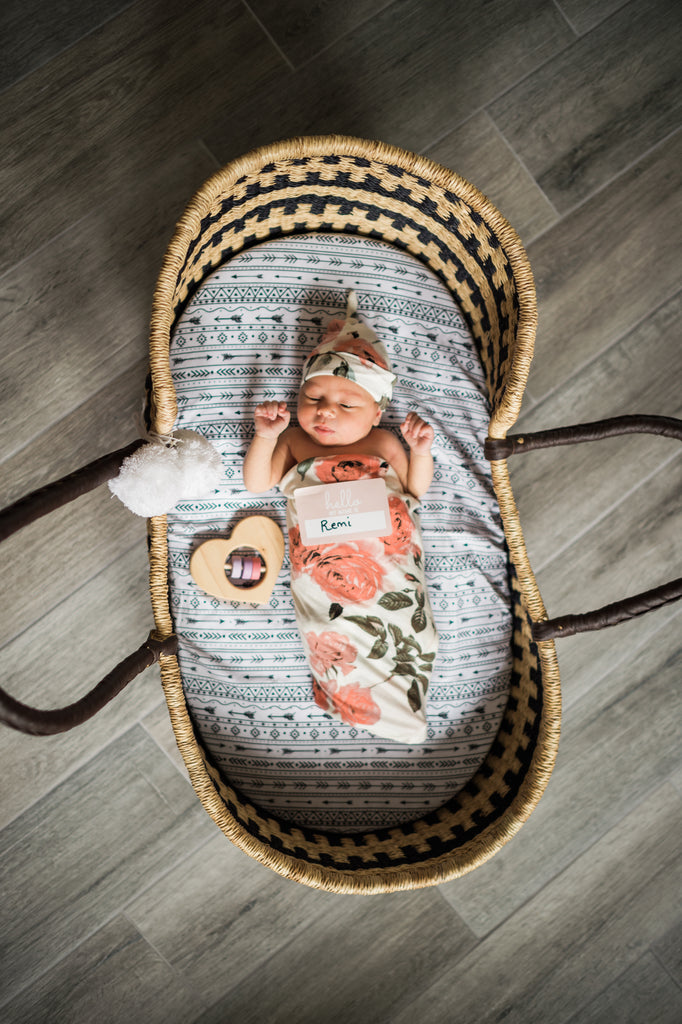 plum and sparrow moses basket