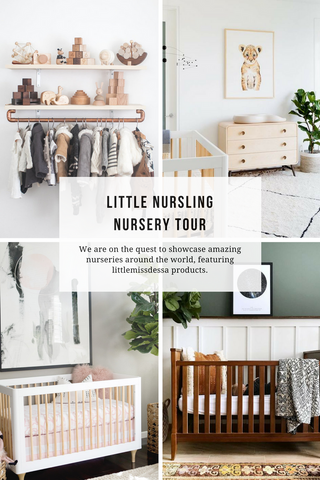 newborn and baby nursery tour for inspiration