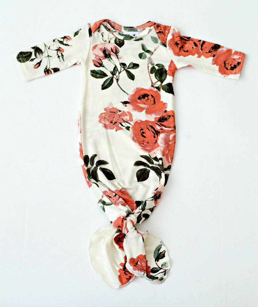 baby tie nightgown