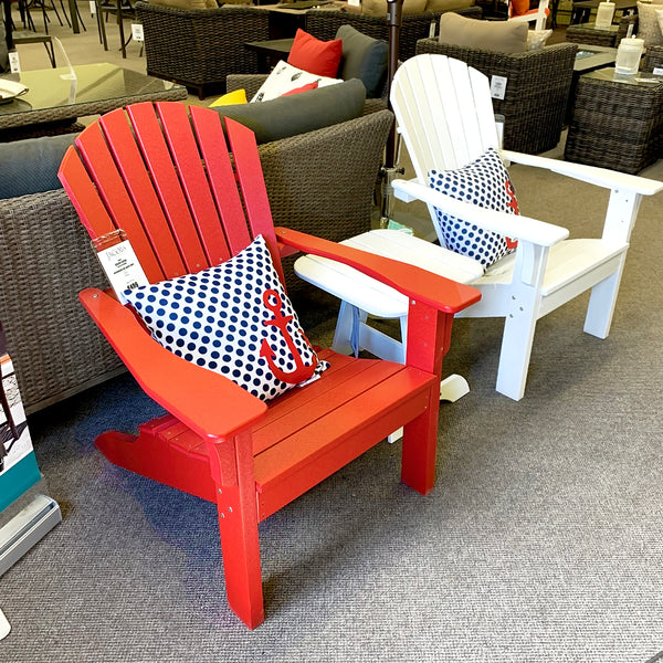 adirondack chair seaside casual red jacobs custom living spokane wa