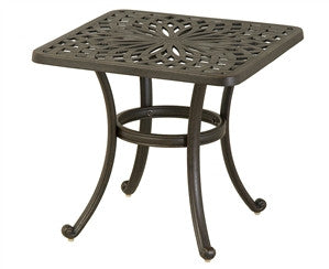 Mayfair 24" Outddoor Patio Square End Table
