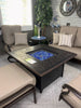 Alfresco Home Heron 42" Square Gas Chat Fire Pit at Jacobs Custom Living Spokane Valley WA, 99037