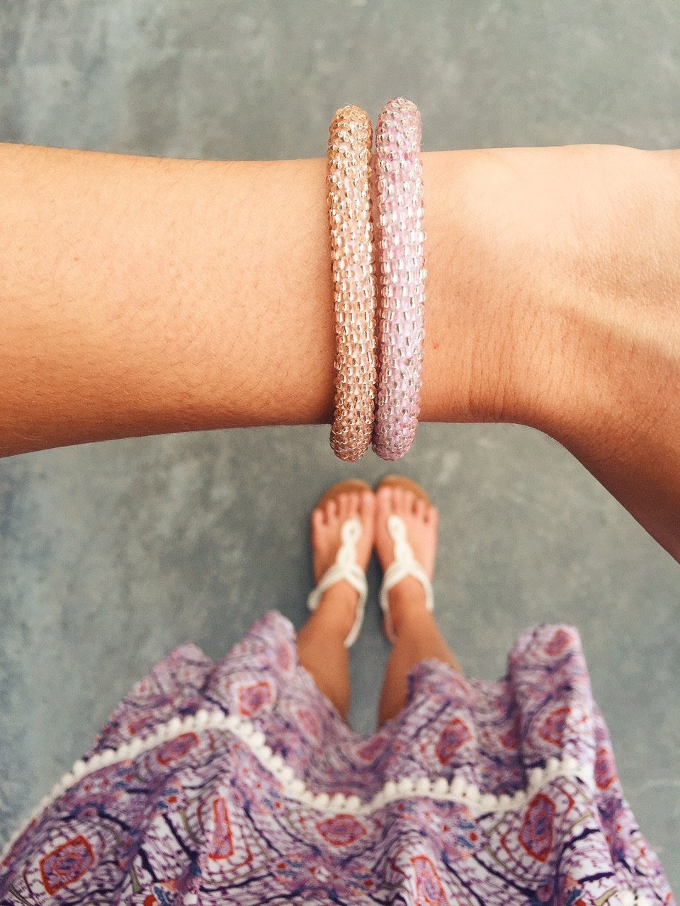 Solid Rose Gold Bracelet