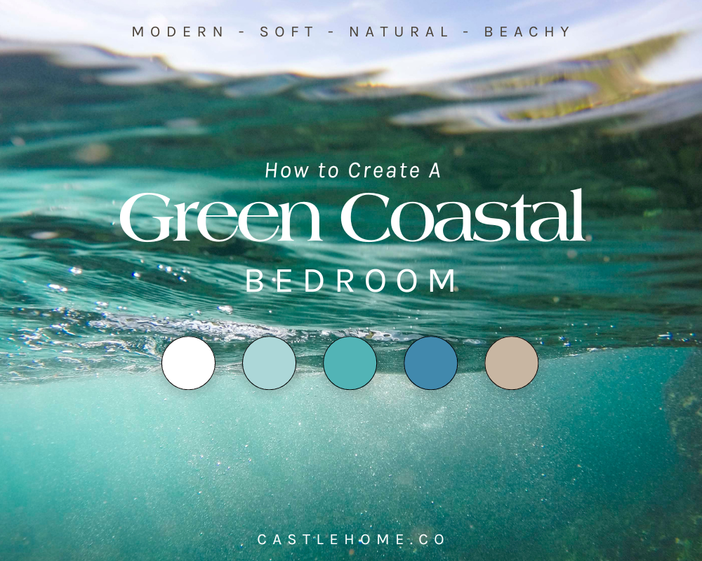 Green Coastal Bedroom