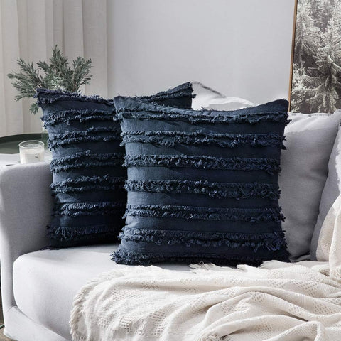 Navy Boho Pillows