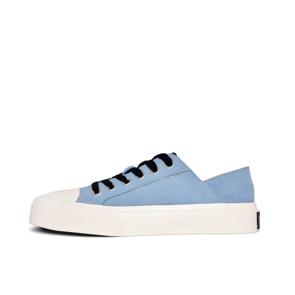 ARTICLE NO. AN1012-T-03 DUSTY BLUE LOW-TOP VULCANIZED