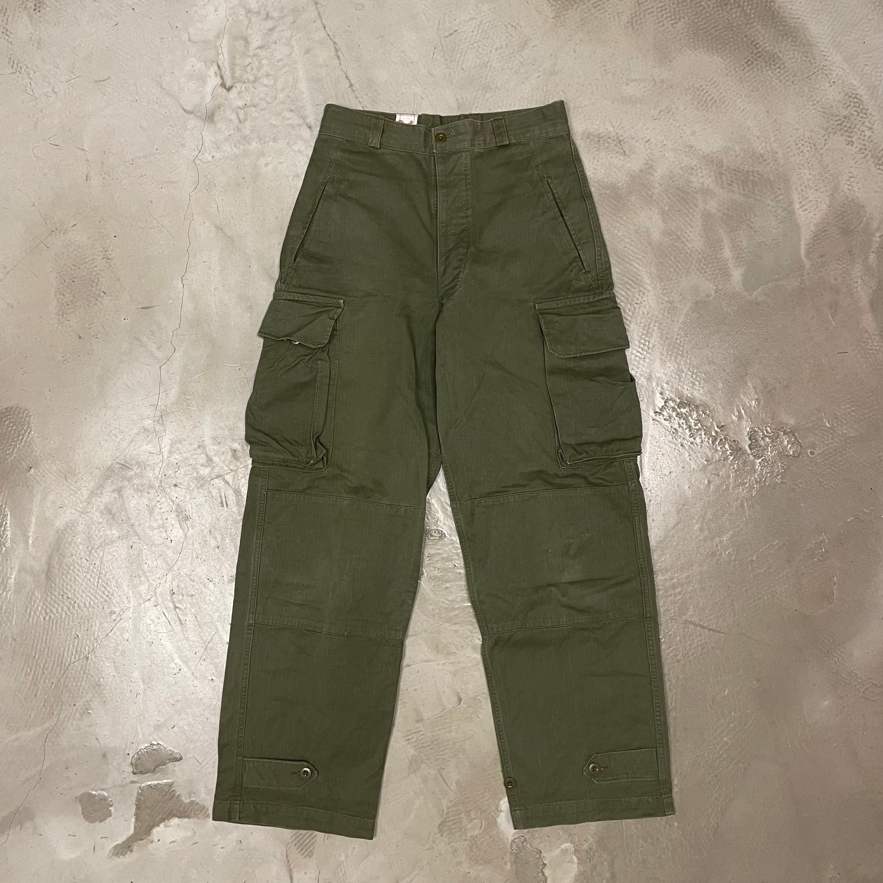 French Military M-47 Field Pants Late Model (B) W32 Dead Stock