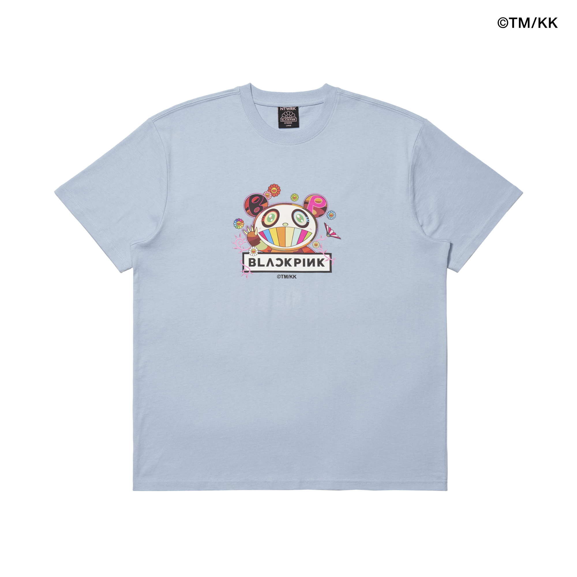 NTWRK - BLACKPINK + Takashi Murakami Flower Garden T-Shirt (Clear