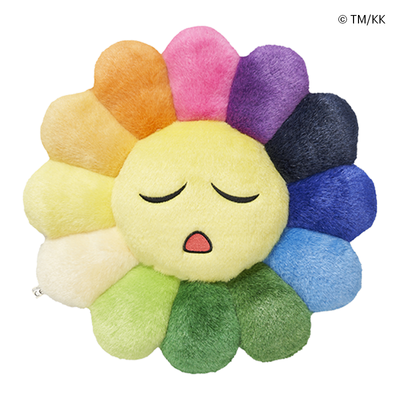 Takashi Murakami - Flower Cushion (Kintaro Ame Cut Candy Style Rainbow) -  60cm for Sale