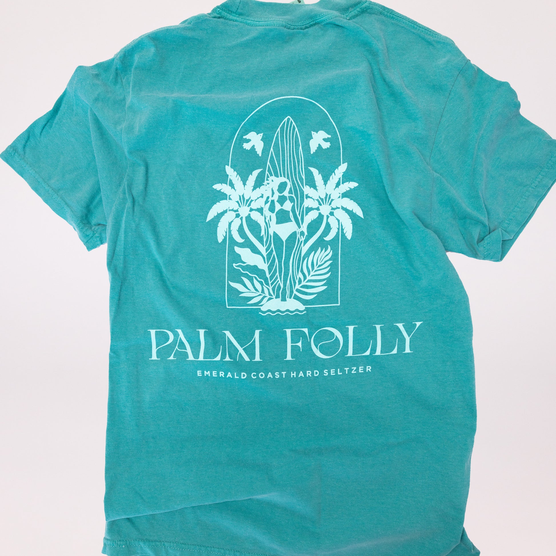 Nord Vest Kærlig salon Palm Folly Surfer Girl Pocket T-Shirt – Palm Folly Hard Seltzer LLC