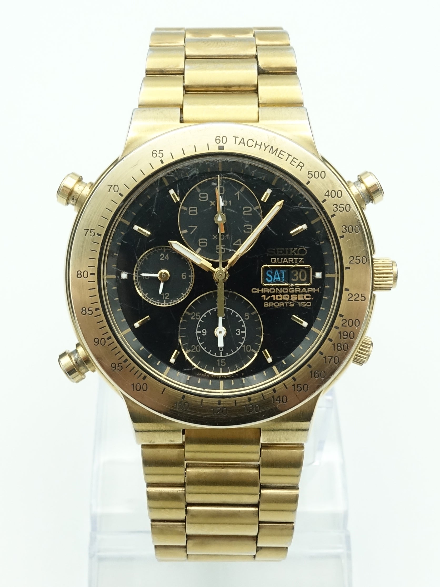 Seiko 1/100 Chronograph Ref. 7T59-6A00 – Timepiece Vintage