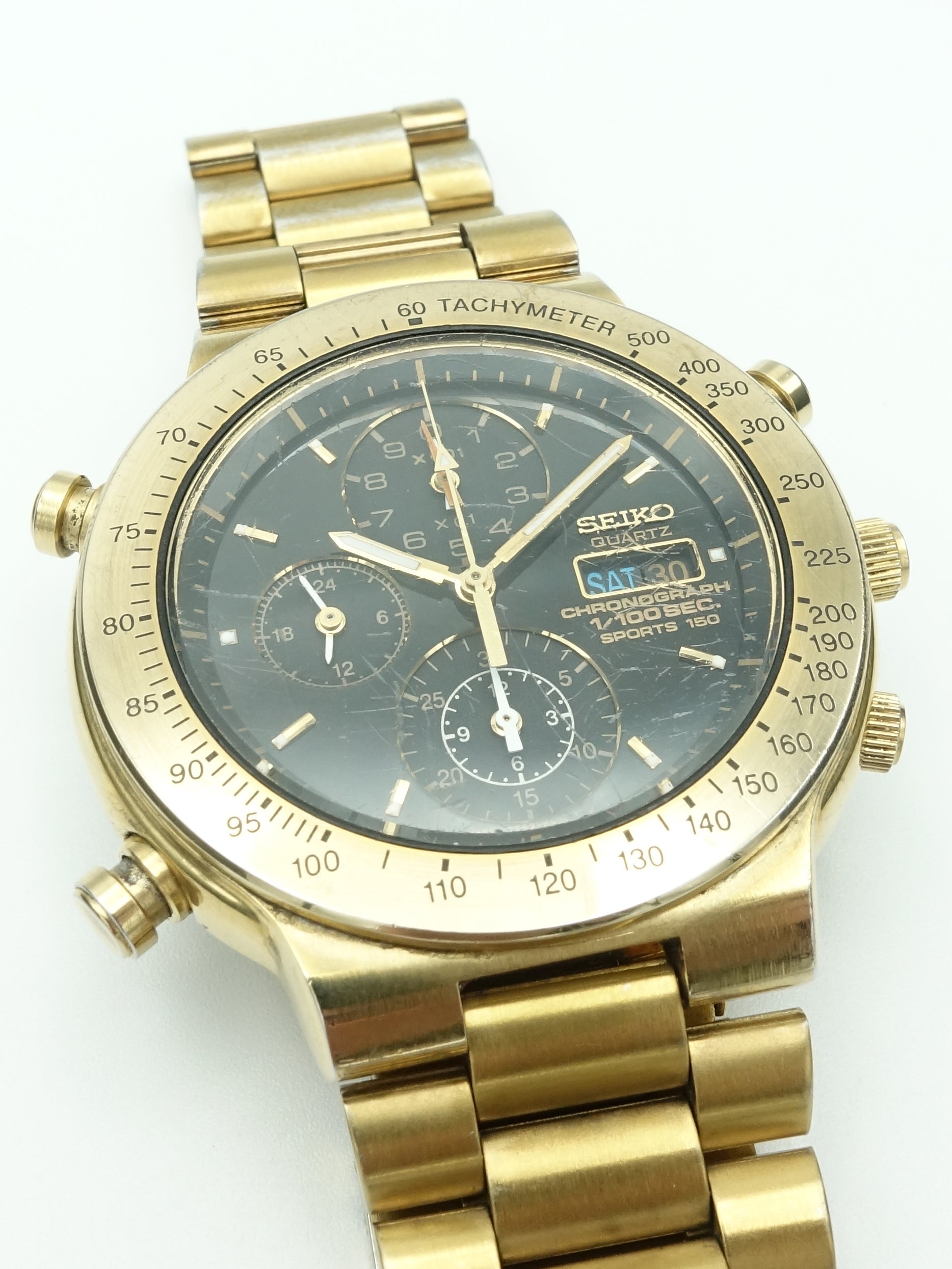 Seiko 1/100 Chronograph Ref. 7T59-6A00 – Timepiece Vintage