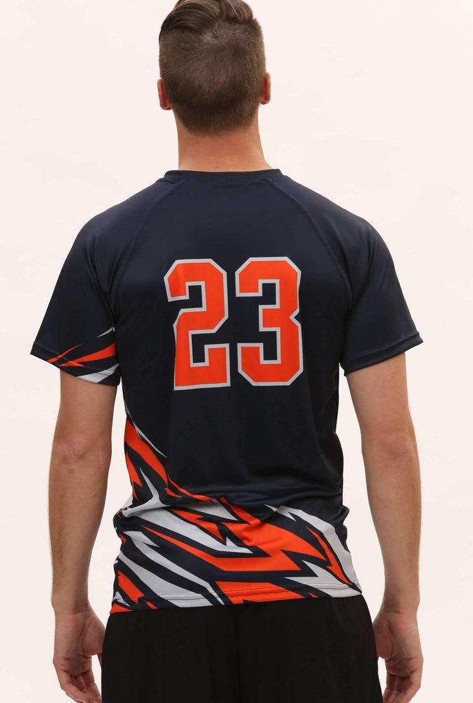 Men S Bolt Sublimated Volleyball Jersey Rox Volleyball - volleyball academy roblox shirt links