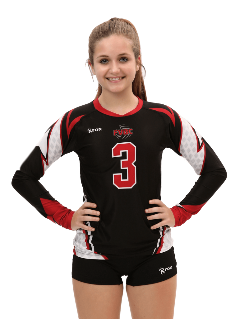 red volleyball jersey