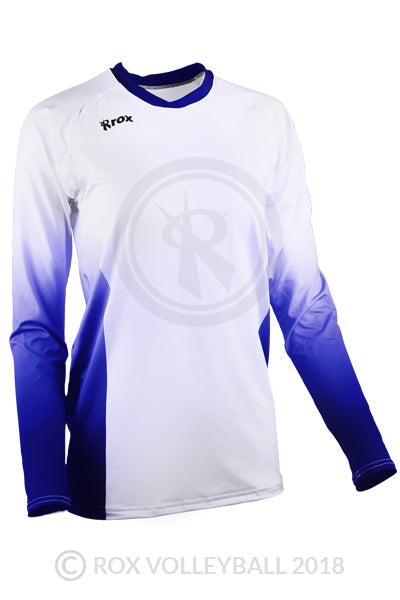 blue and white jersey