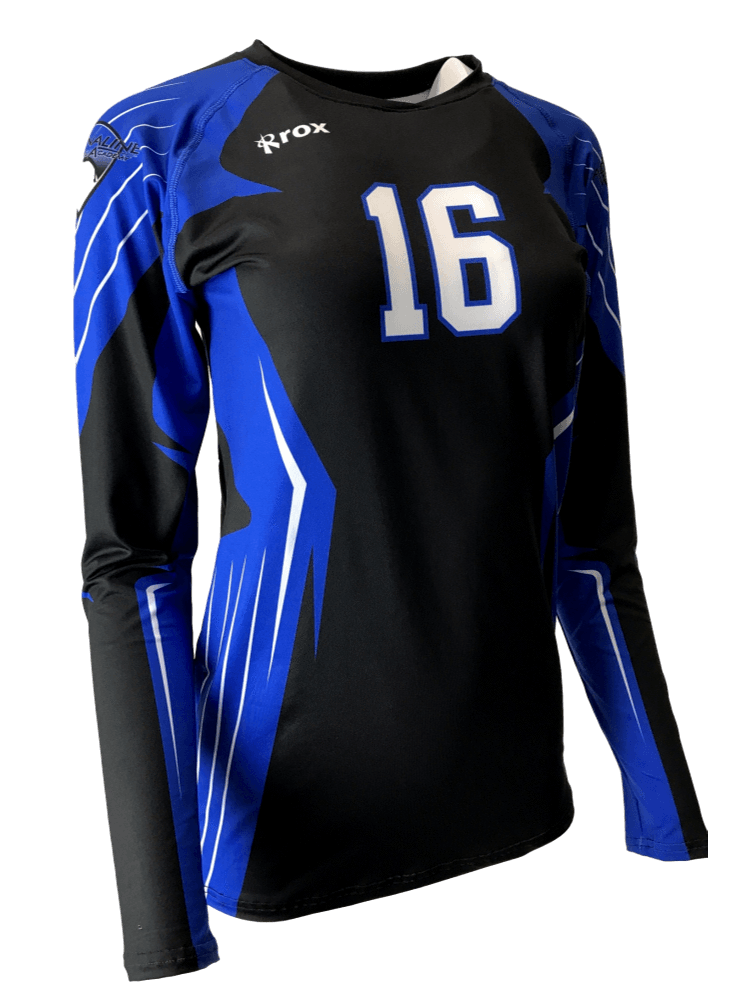 Boom Long Sleeve Sublimated Jerseycustom Rox Volleyball