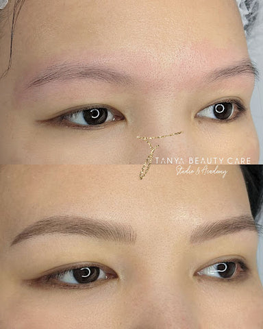 Microblading allows for a more natural looking brow