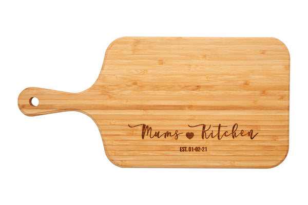 Happiness is Homemade Engraved Rectangle Bamboo Cutting Board – Happily  Ever Etched