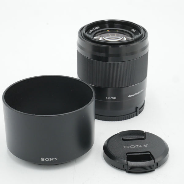 Sony E 50mm f/1.8 OSS Lens (Black) - SEL50F18B