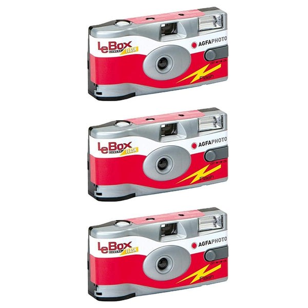 Appareil photo jetable Agfaphoto LeBox Flash avec flash 27 expositions