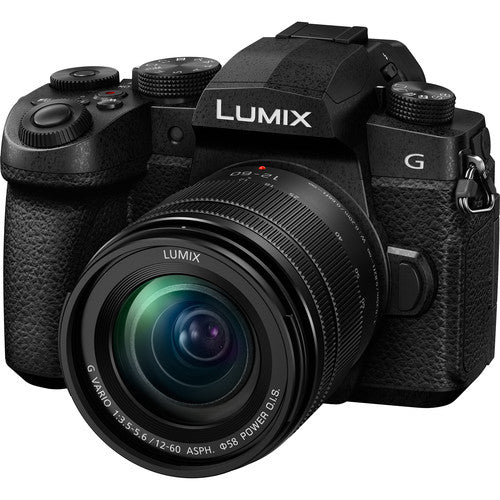 Panasonic Lumix DC-GX9 20.3MP Mirrorless Digital Camera with 12-60mm Lens,  Black DC-GX9MK