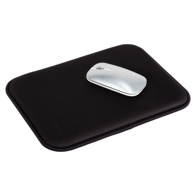 Insignia - Mouse Pad with Memory Foam Wrist Rest - Black