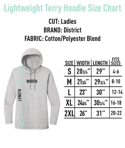 midnight monogram hooded