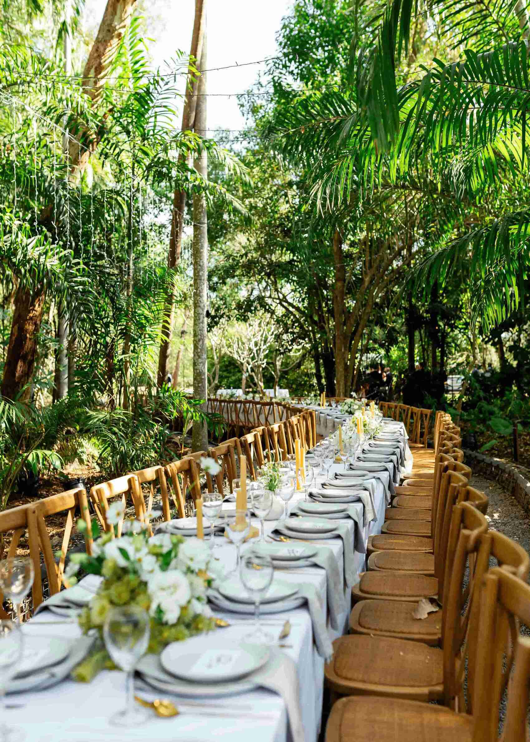 Annabelle and Dion - Beija Flor Real Wedding - Reception Long Table