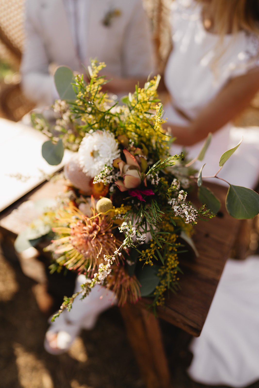 Hannah & Austin - Beija Flor Real Wedding - Colourful Bridesmaid Bouquet