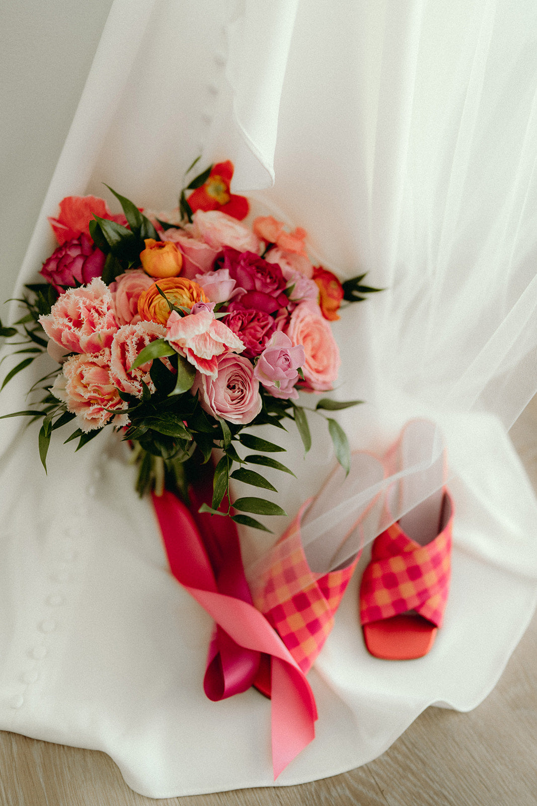 Lakota and James - Beija Flor Real Wedding - Pink Shade Bride Bouquet