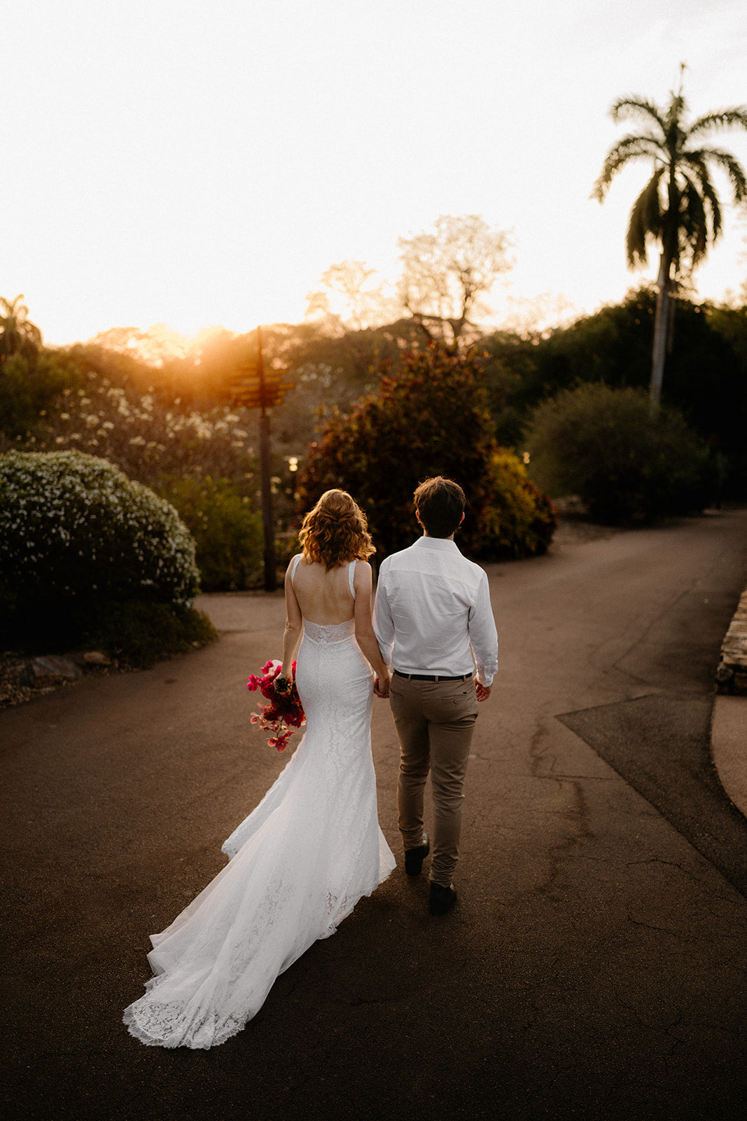 Naomi and Jack - Beija Flor Real Wedding - Walking at the Pee Wees