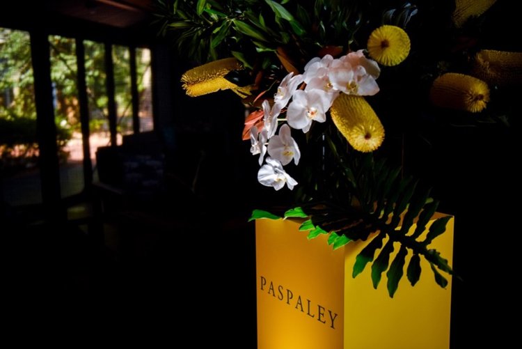 yellow banksias to highlight the signature yellow of the Paspaley brand