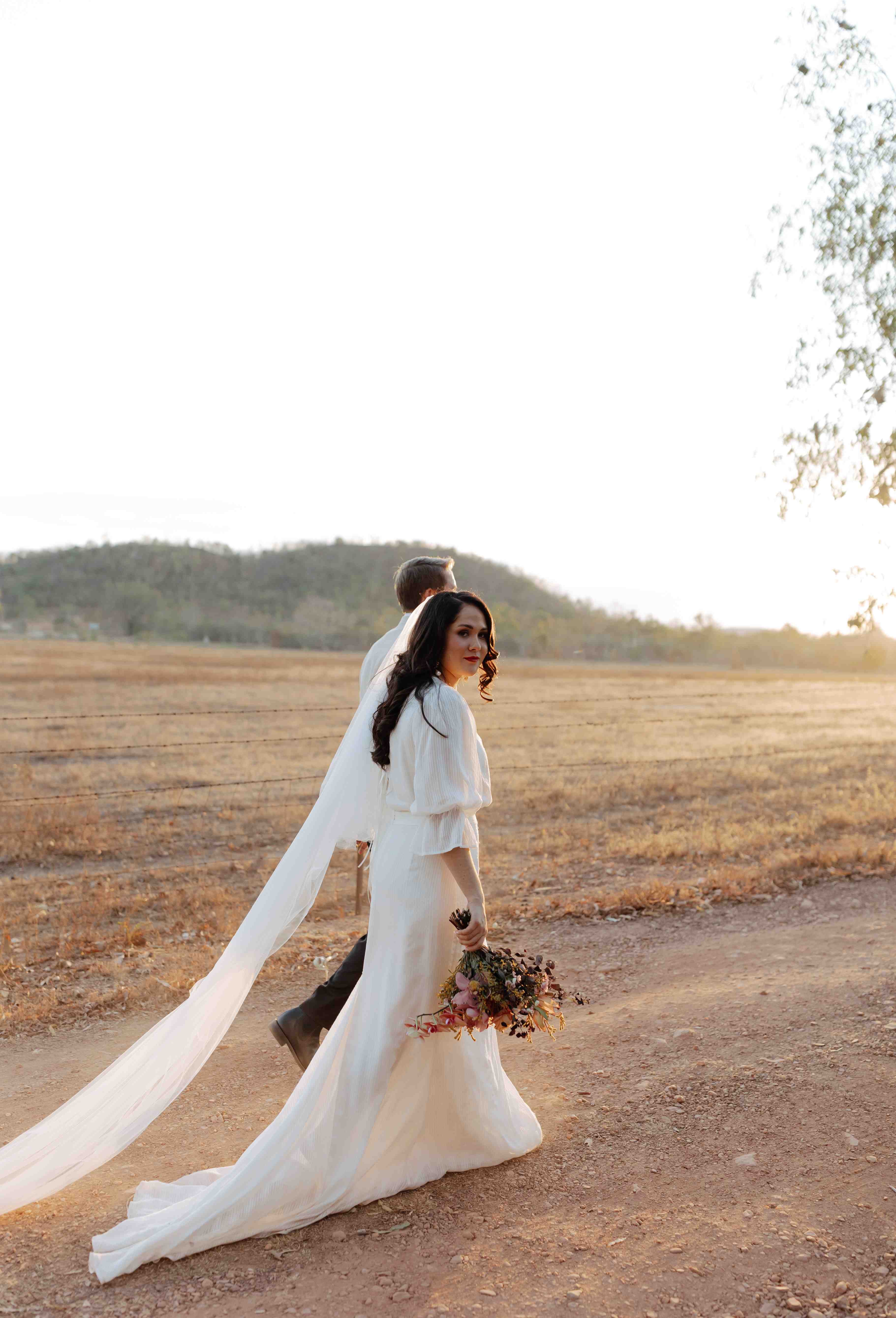 Stella and Ryan - Beija Flor Real Wedding - Walking in the Fields