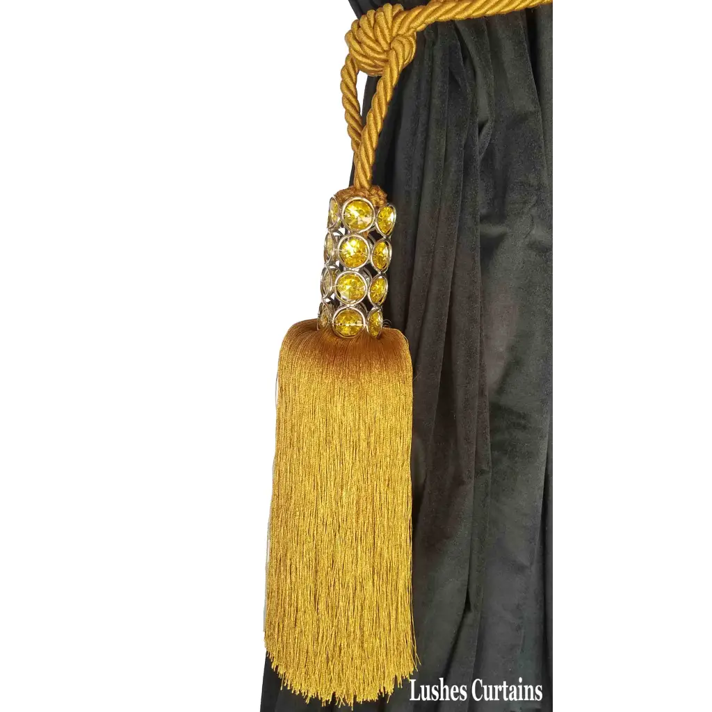 Tassel Tiebacks with Mini Tassels and Details Brown/Gold Tassel Tieback  with Mini Tassels and Details [TR7954] - $8.95 : Buy Cheap & Discount  Fashion Fabric Online