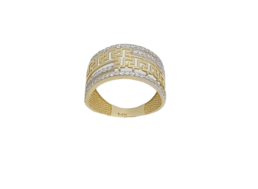 Anillo para mujer en oro amarillo 14k-Joyería Karina