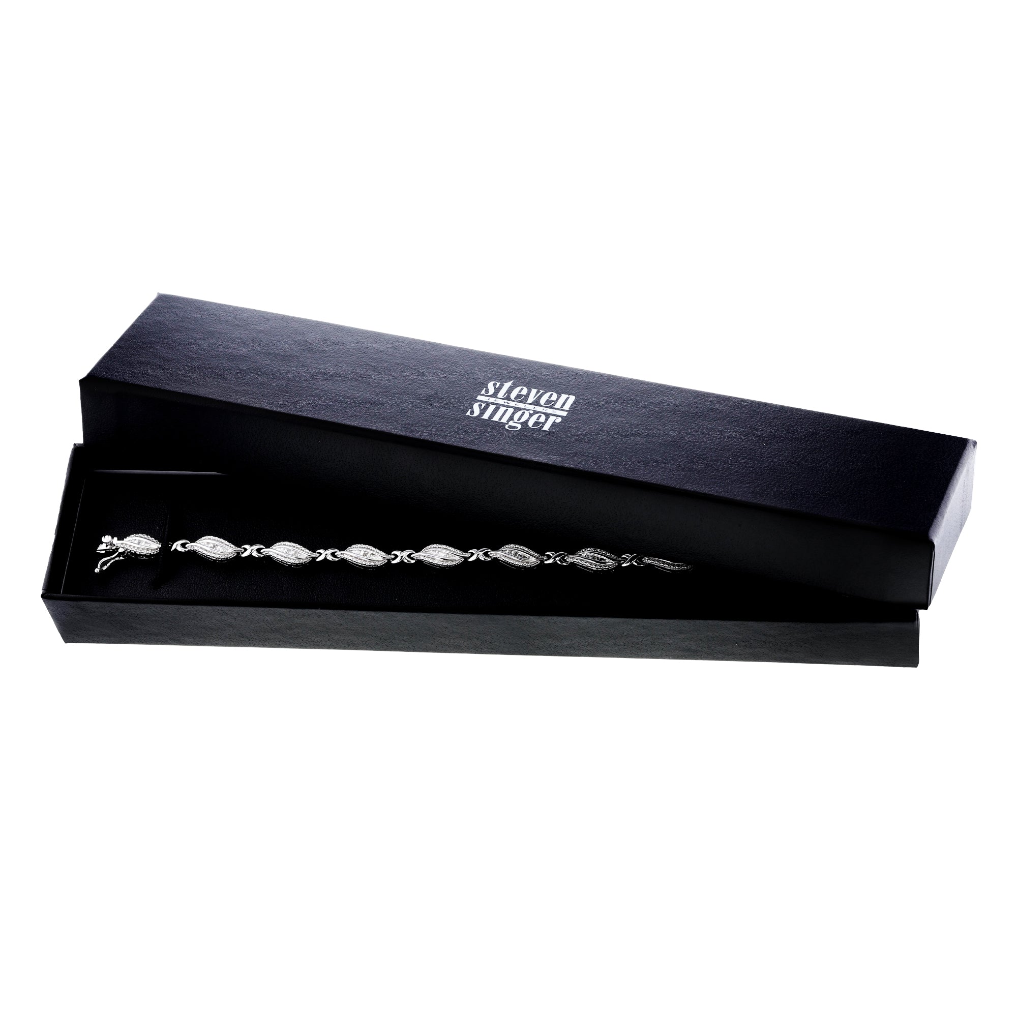 At Last Diamond Bracelet from Steven Singer Jewelers in a gift box