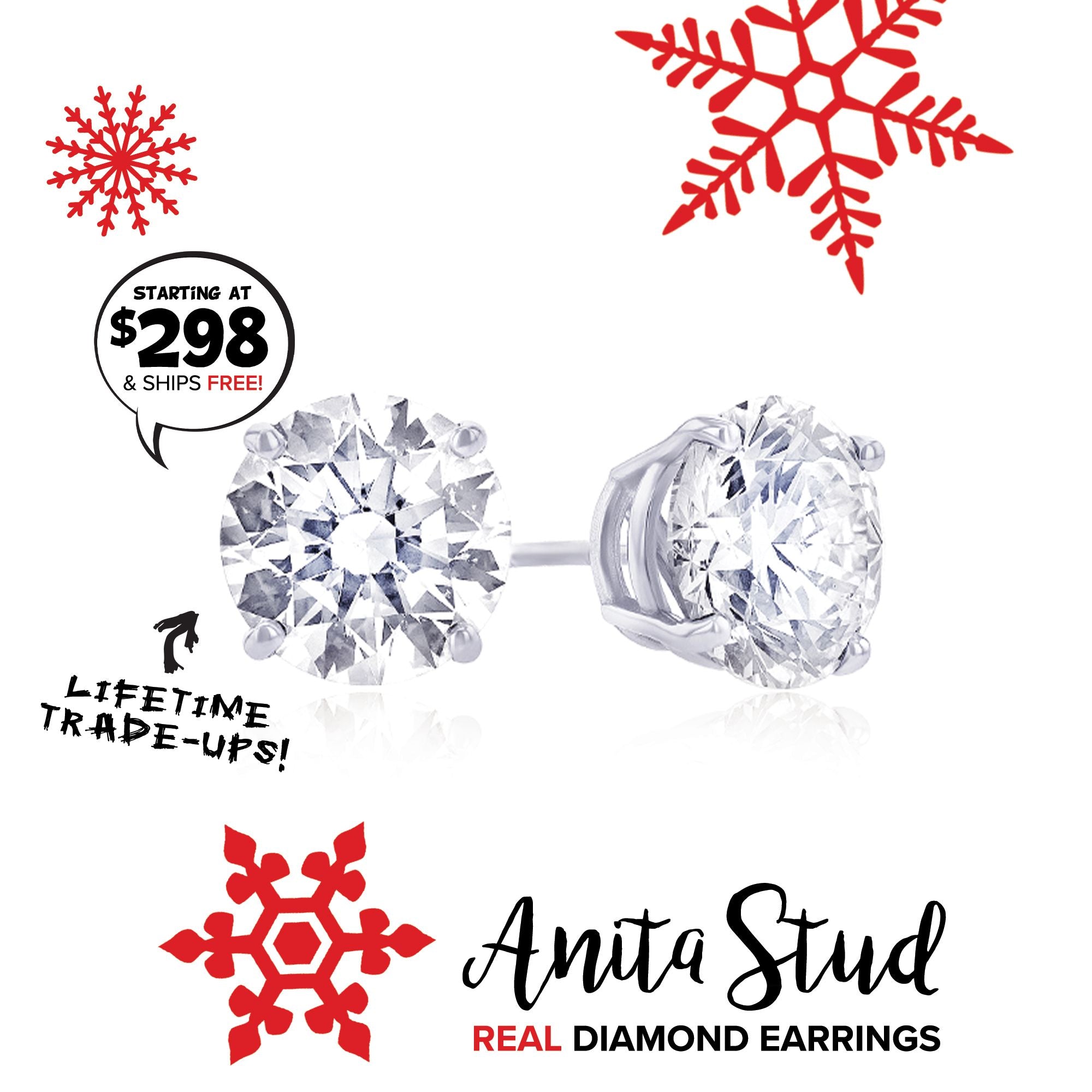 Anita Diamond Studs from Steven Singer Jewelers
