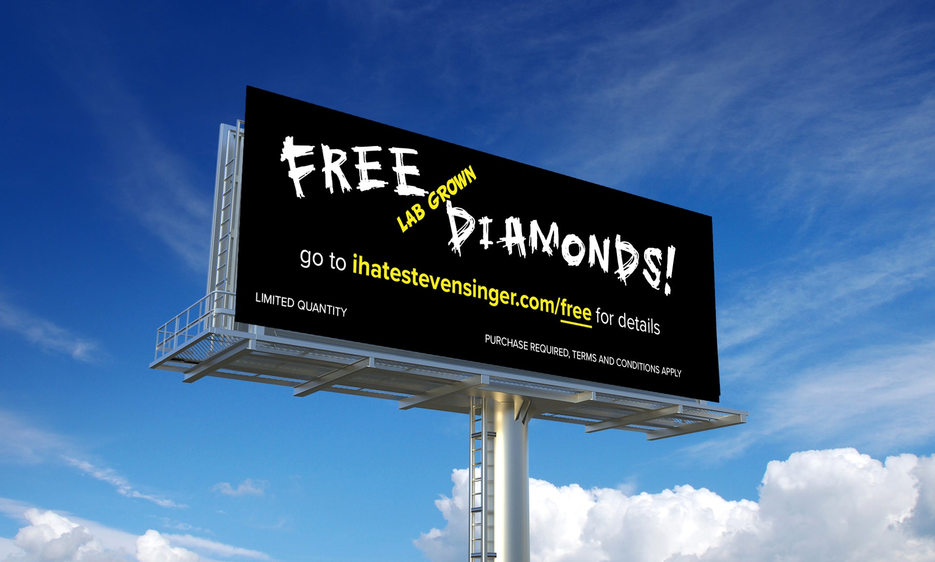 Steven Singer Free Lab Grown Diamonds Billboard