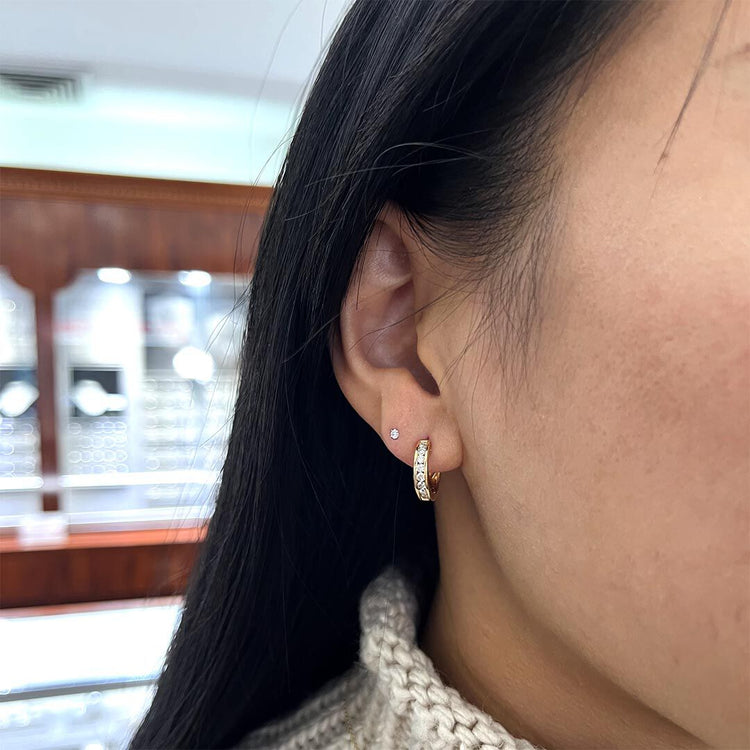 Miracle Elegant Diamond Stud Earrings 1/2ct
