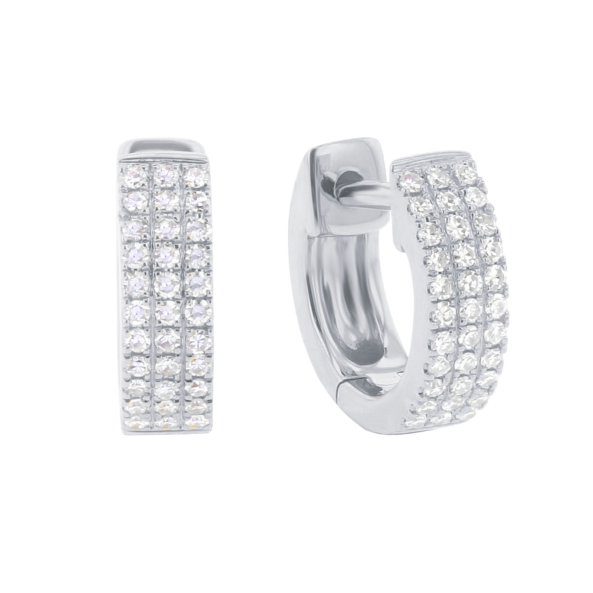 Silver Embrace Diamond Earrings – Steven Singer Jewelers
